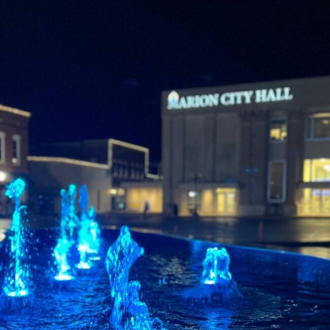 fountain-marion-city-hall-marion-illinois