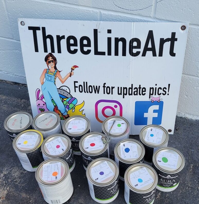 three-line-art