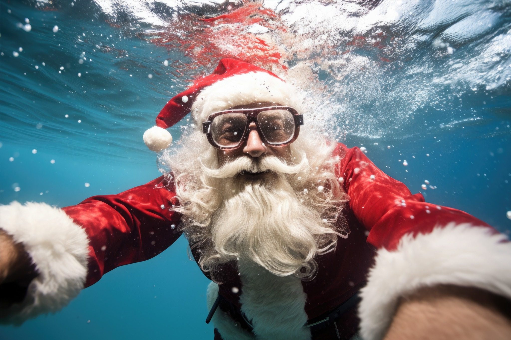 scuba-santa-marion-illinois-thehub-christmas-event