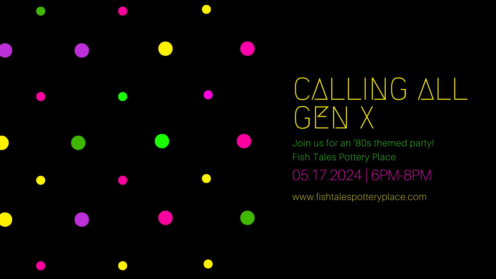 gen x 80's party