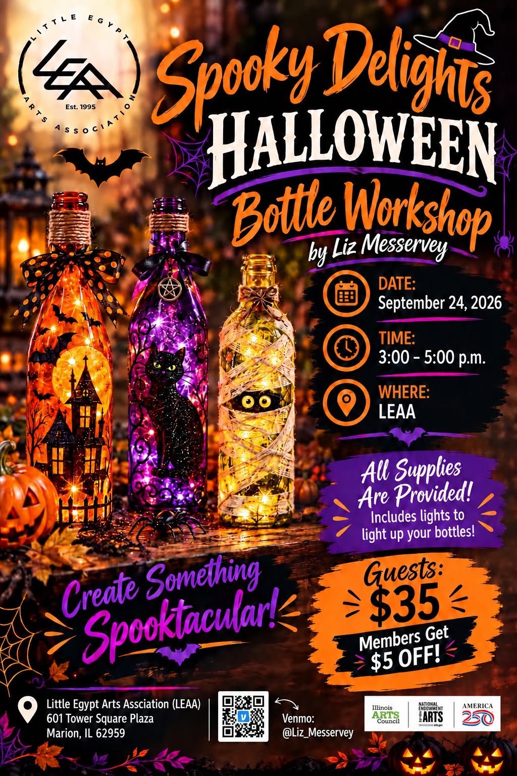 visit-Halloween Bottle Workshop