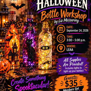 visit-Halloween Bottle Workshop